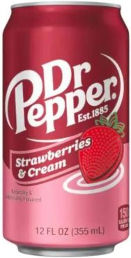 Dr Pepper Strawberry Cream Can, 355Ml